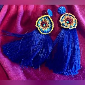 Zara statement earrings